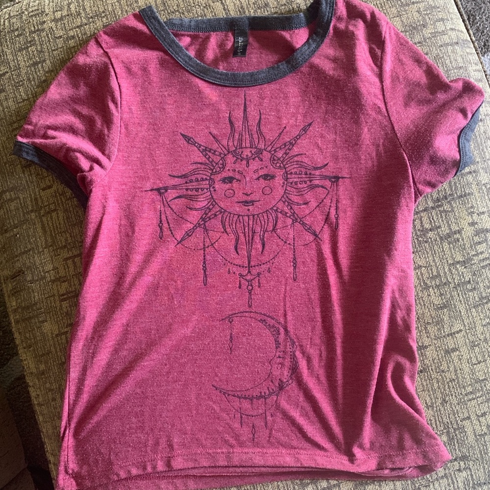 sun and moon crop top